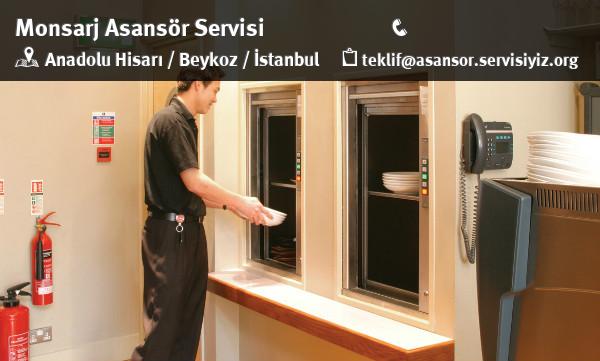 Anadolu Hisarı Monsarj Asansör Servisi