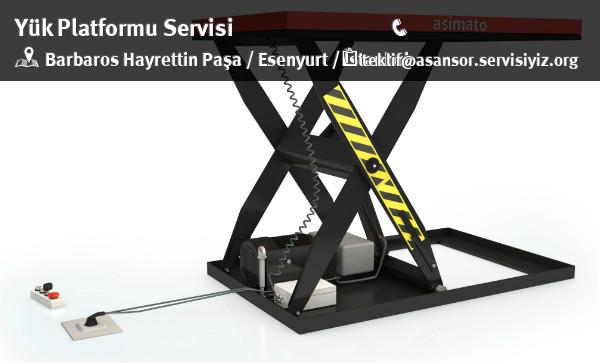 Barbaros Hayrettin Paşa Yük Platformu Servisi