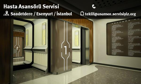 Saadetdere Hasta Asansörü Servisi