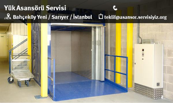 Bahçeköy Yeni Yük Asansörü Servisi